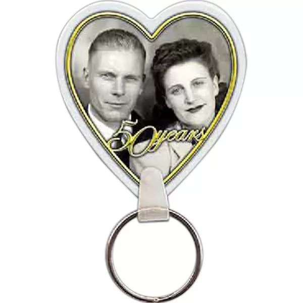 Heart-shaped key tag, 1.89