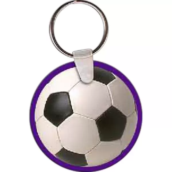 Soccer ball key tag,