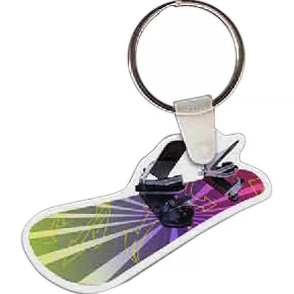 Snowboard key tag, 2.25