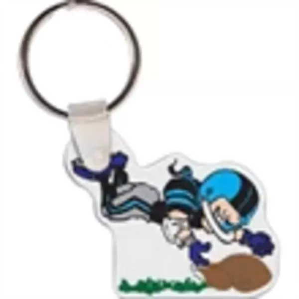 Football-turkey bowl key tag,