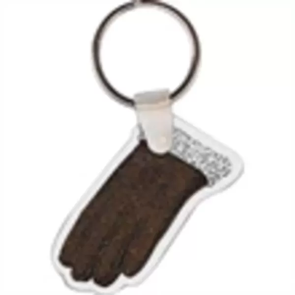 Glove shaped key tag,