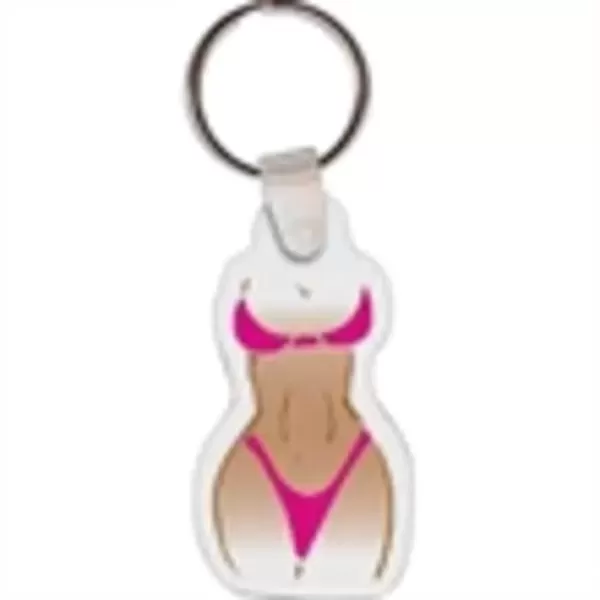 Union-made swimsuit key tag