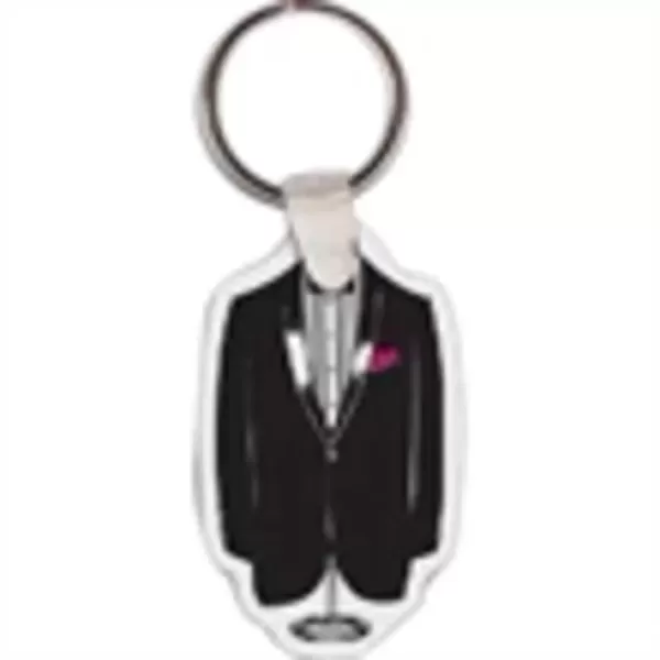 Tuxedo coat shaped key