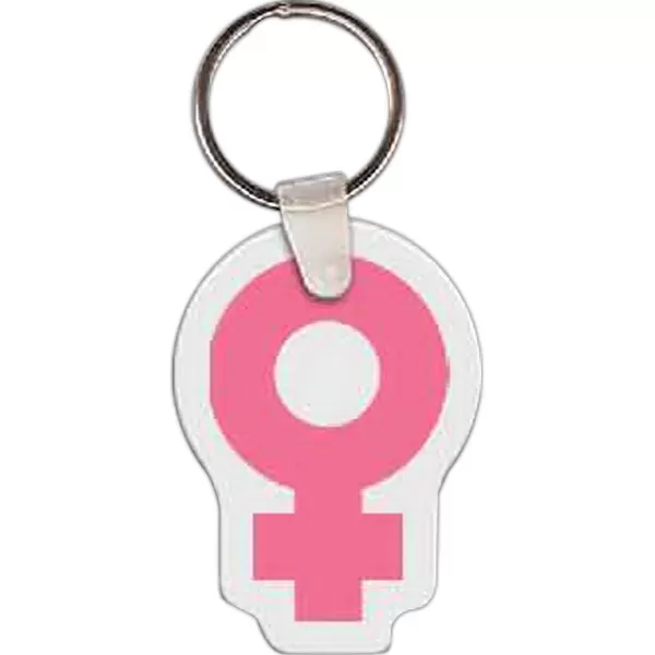 Female symbol shaped key