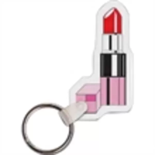 Lipstick key tag made