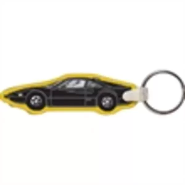 Car shaped key tag.