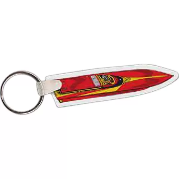 Speed boat shaped key