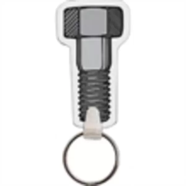 Bolt-shaped key tag, 1.39