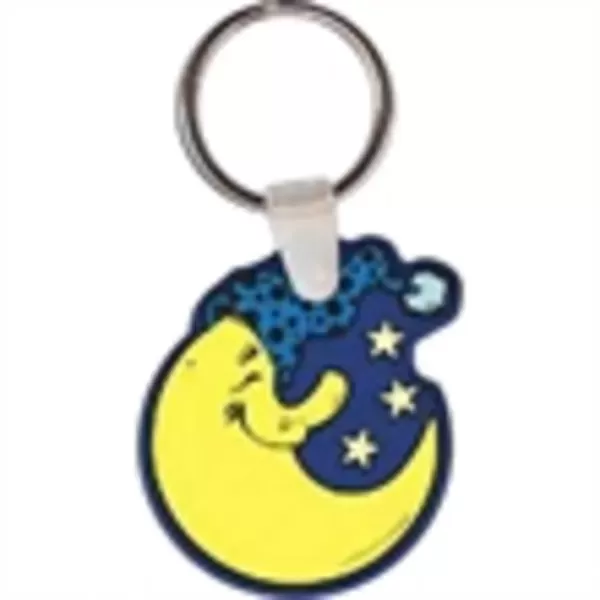 Key tag with cartoon