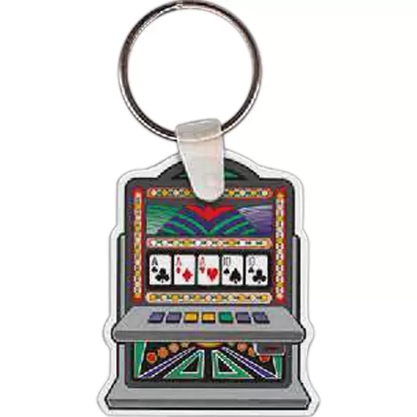 Poker machine shaped key