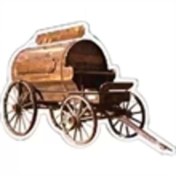 Covered wagon-shaped thin magnet,