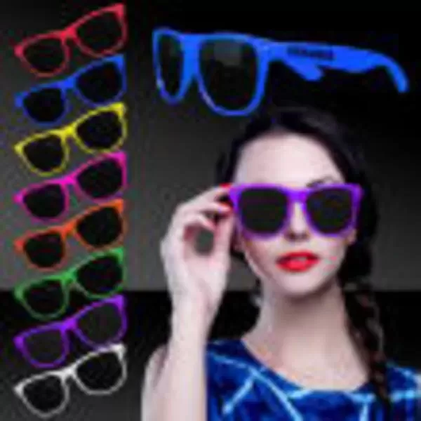 Premium sunglasses with colorful