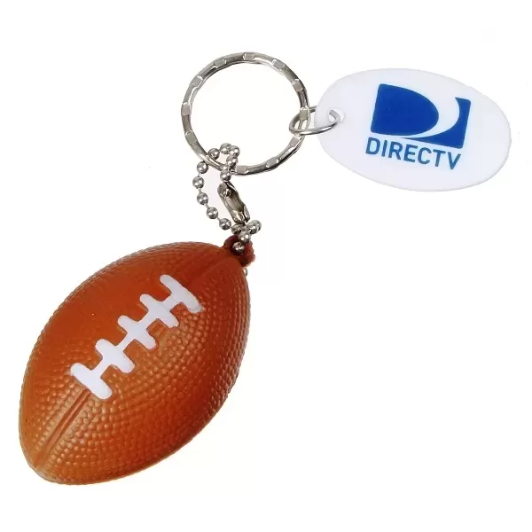 Football key chain, plastic