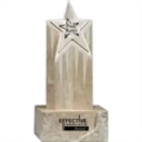 Cappuccino colored stone award