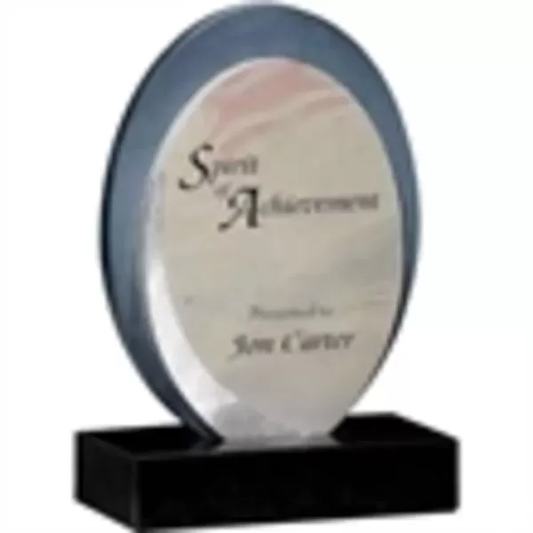 Multicolored slate award with