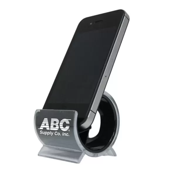 Rounded cell phone stand