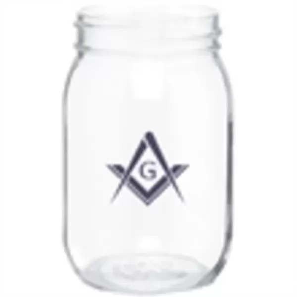 16 oz. glass mason