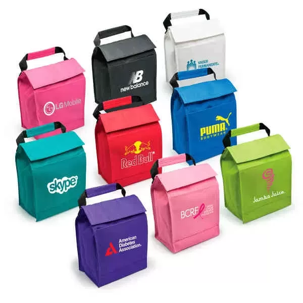 600D Polyester lunch bags.