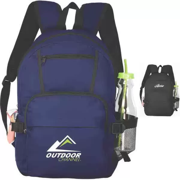Backpack with ample storage.