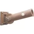 Adjustable flagpole bracket with