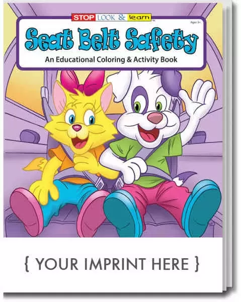 Seat Belt Safety coloring