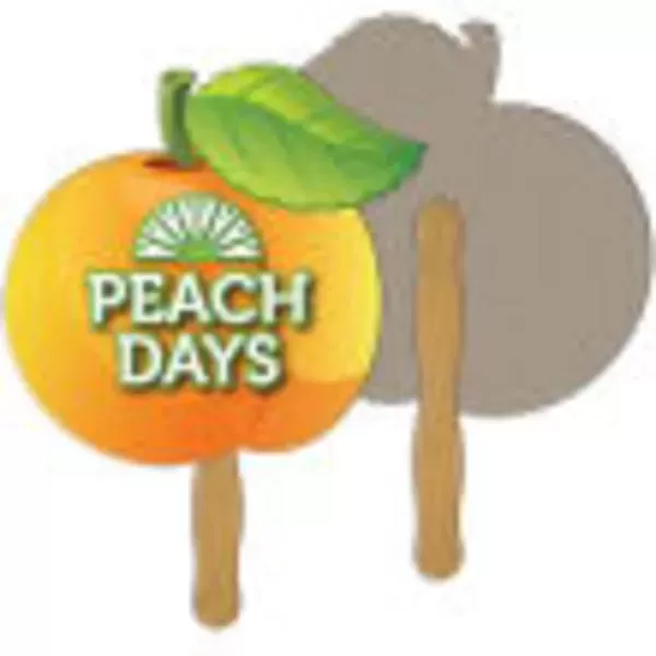 Peach shaped fan is