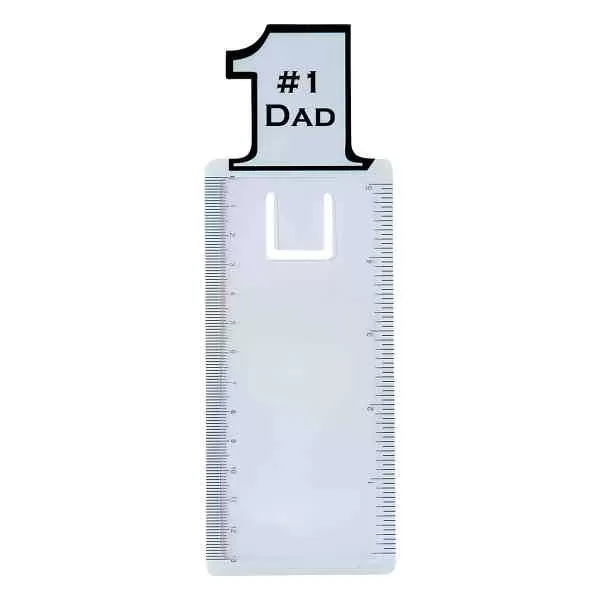 Number one shaped bookmark