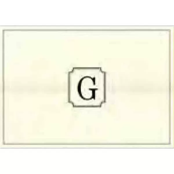 Monogram G Note Cards