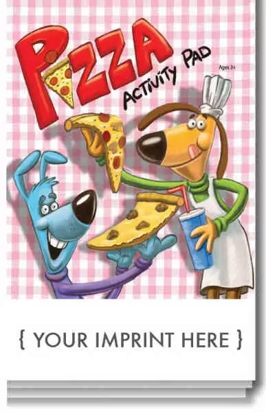 Pizza activity pad with