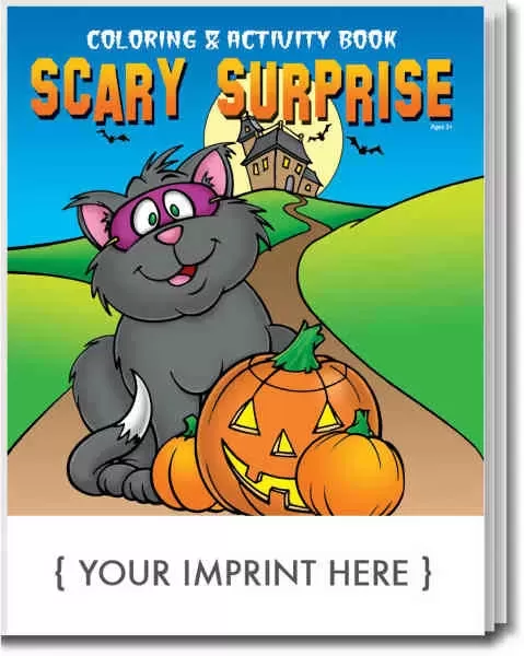 Scary Surprise Halloween coloring