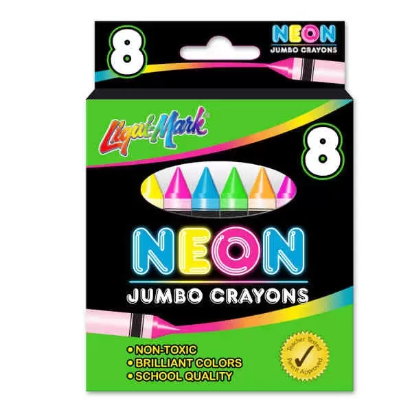 8 Pack Jumbo Neon