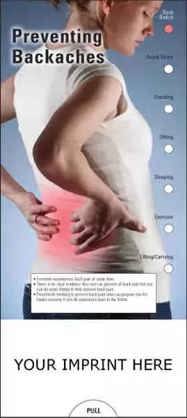 SLIDE CHART: Preventing Backaches