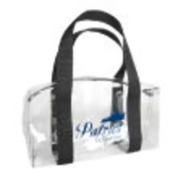 Clear vinyl bag which