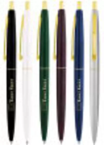 Solid color plastic pen