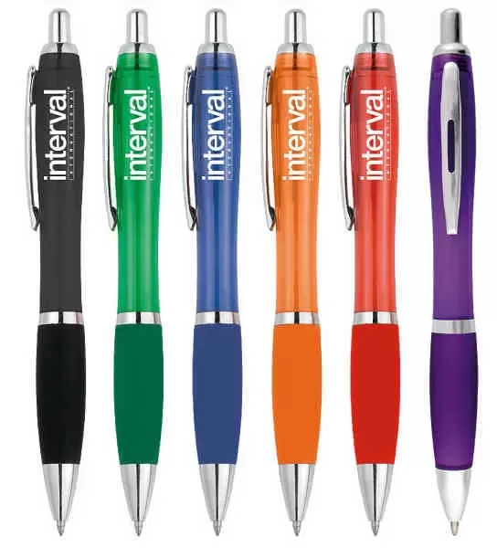 Pen, Translucent colored barrel