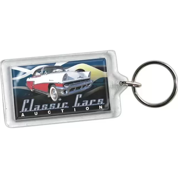 Large Rectangle Acrylic Key