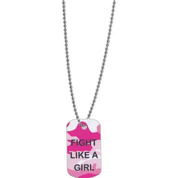 Plastic dog tag with