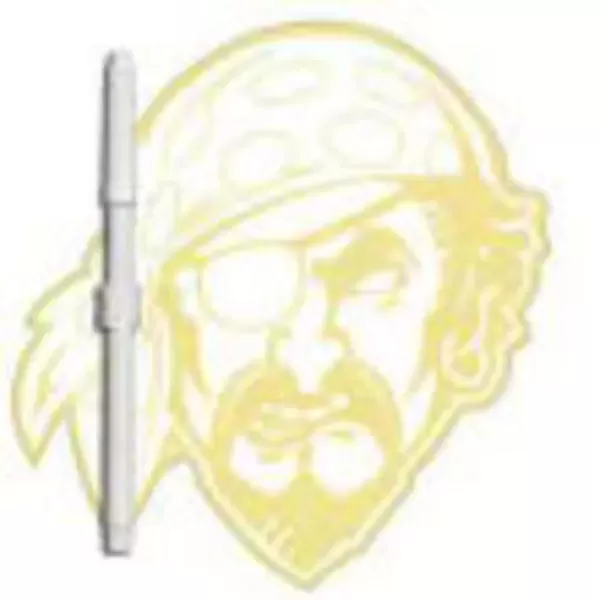 Pirate shaped dry erase