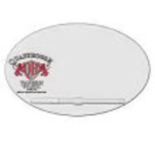 Oval/Football shaped dry erase