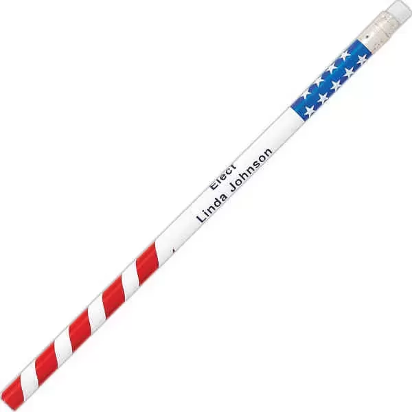 Patriotic glitz pencil with