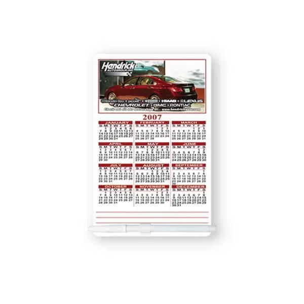 Memo board calendar with
