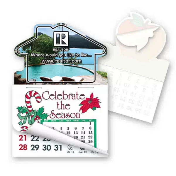House Shape Stick'em Calendar