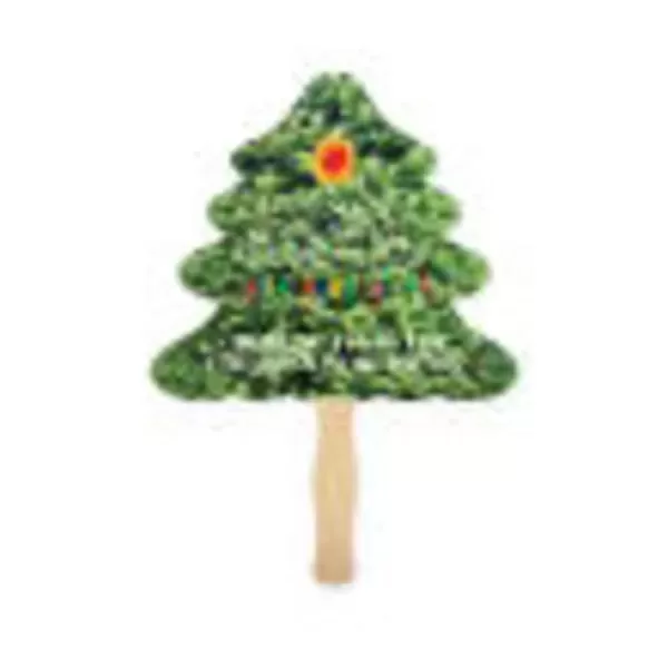 Evergreen tree shape fan