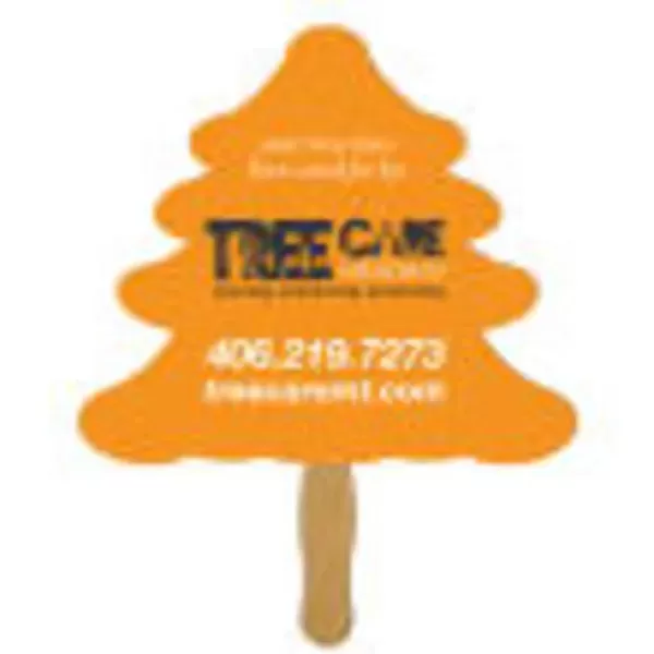 Evergreen tree shaped fan