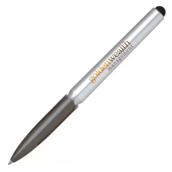 Twist-action stylus pen made
