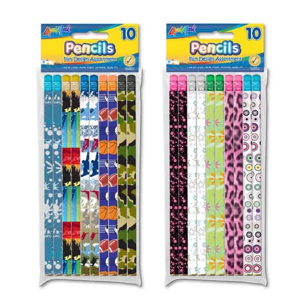 10pk #2 Fashion Pencils