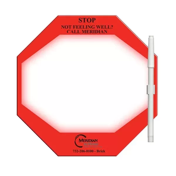 Stop Sign shaped dry