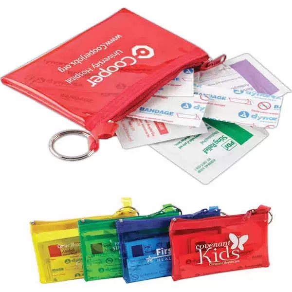 Colorful first aid kit