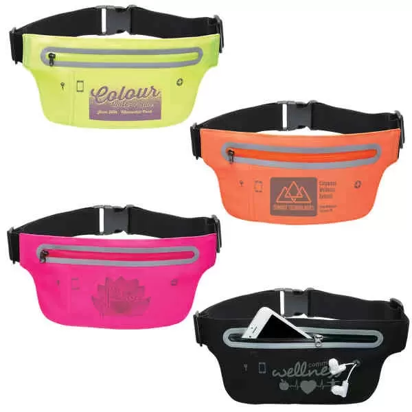 Lycra-made fanny pack stretches