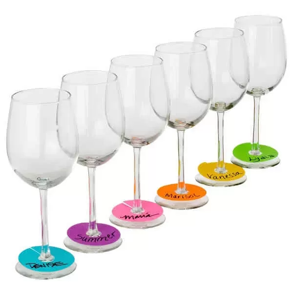 Neon Party Wine Glass